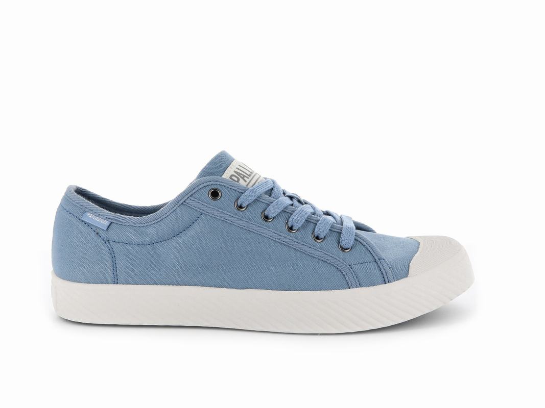 Palladium Pallaphoenix Og Canvas Men's Low Top Sneakers Blue (TLEK73284)